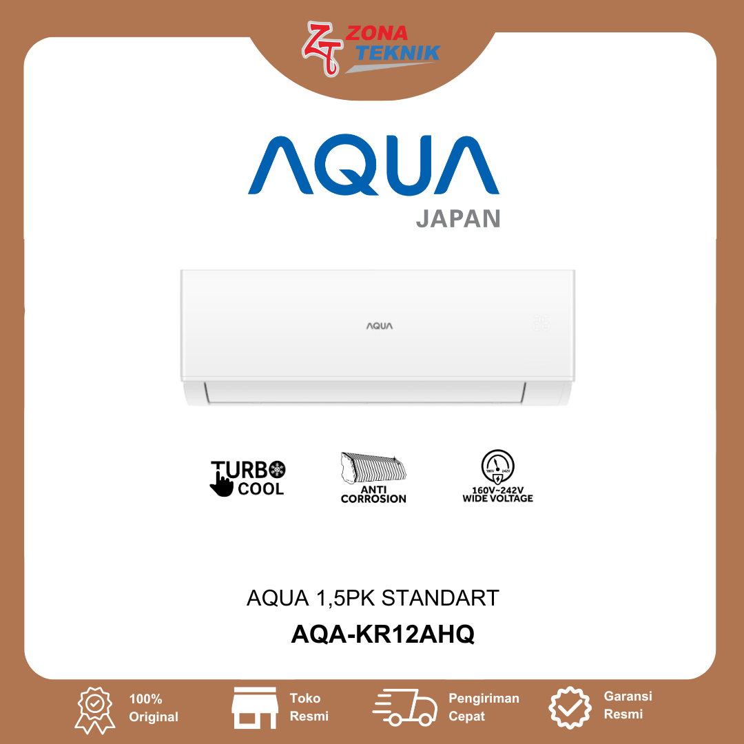 HARGA AC BARU AQUA AQA-KR12AHQ 1,5PK STANDART