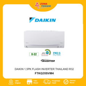 HARGA AC BARU DAIKIN FTKQ35UVM4 1,5PK FLASH INVERTER Thailand R32