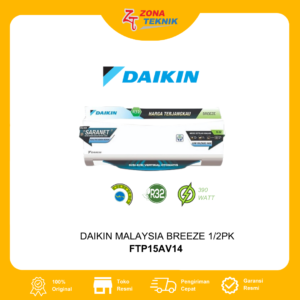 Harga AC Baru Daikin Malaysia Breeze FTP15AV14 1/2PK