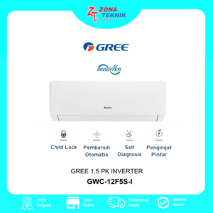 HARGA AC BARU GREE GWC-12F5S-I 1,5 PK INVERTER