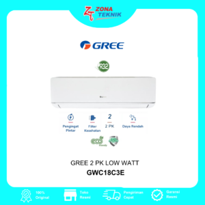 HARGA AC BARU GREE GWC18C3E 2 PK  Low watt