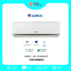 HARGA AC BARU GREE MOO5 GWC09M005S-I 1 PK STANDART