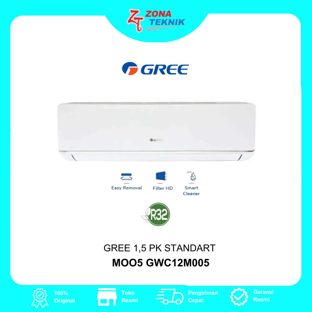 HARGA AC BARU GREE MOO5 GWC12M005A-I 1,5 PK STANDART