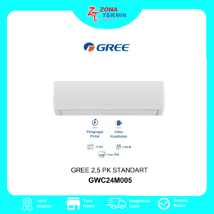 HARGA AC BARU GREE MOO5 GWC24M005A-I 2,5 PK STANDART