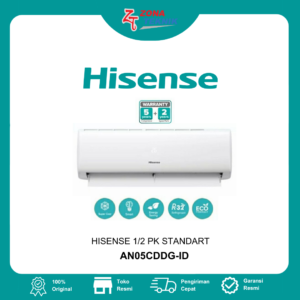 HARGA AC BARU HISENSE AN05CDDG-ID 1/2 PK STANDART