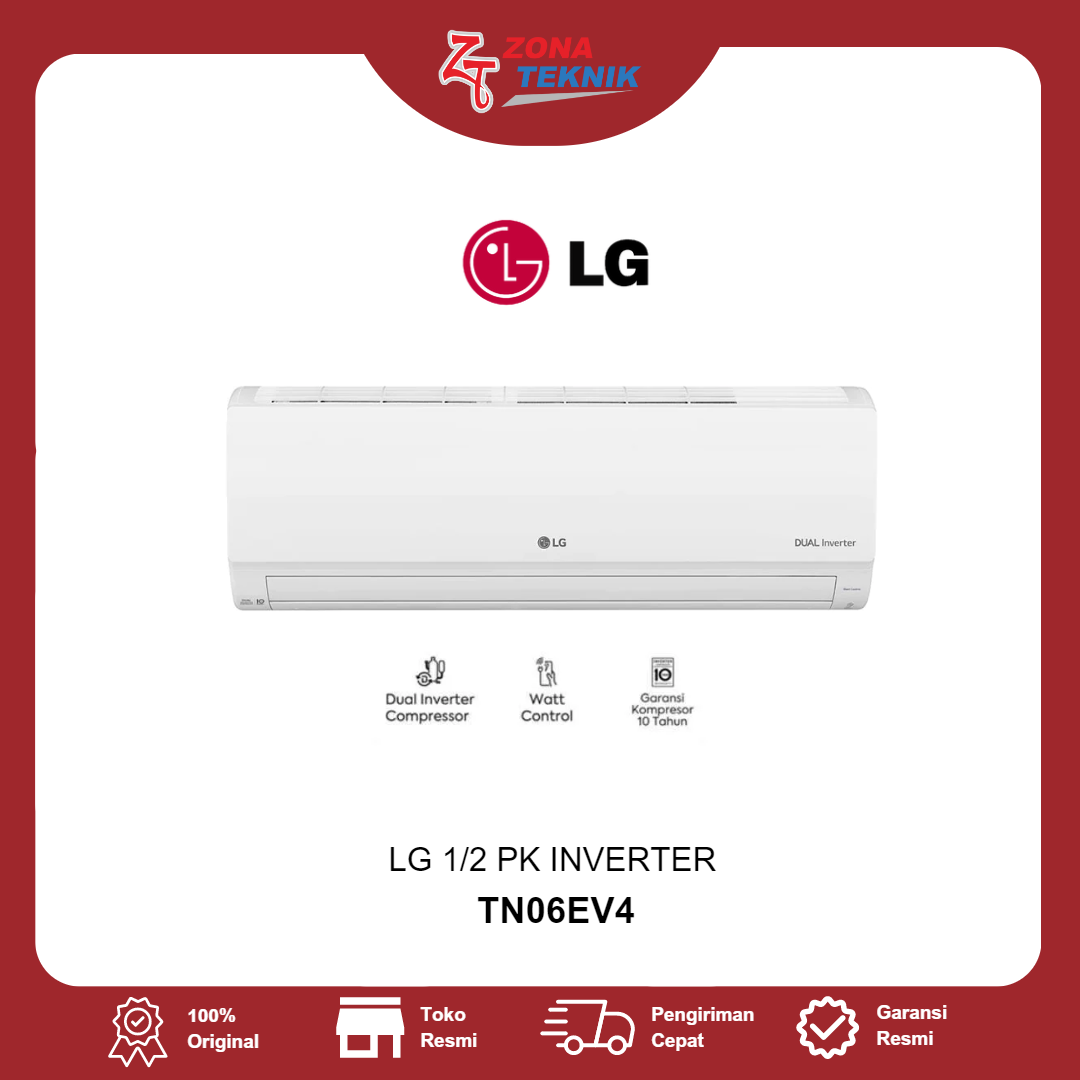 Harga AC Split Baru LG TN06EV4 1/2 PK INVERTER