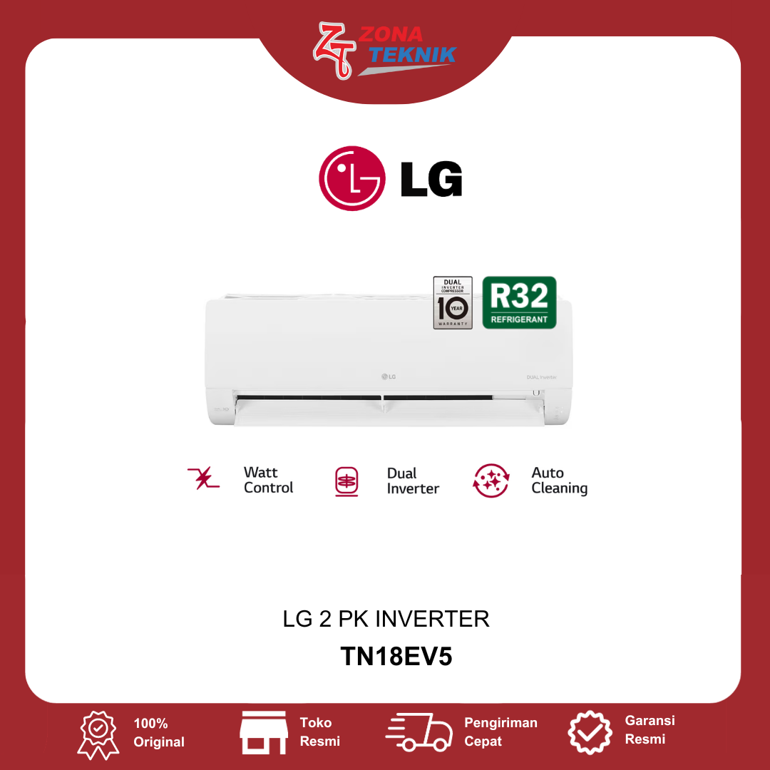 Harga AC Split Baru LG TN18EV5 2 PK INVERTER