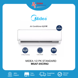 HARGA AC BARU MIDEA MSAF-05CRN2 1/2 PK Standard