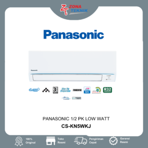 Harga AC Baru Panasonic CS-KN5WKJ 1/2 PK Low Watt