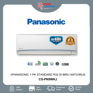 Harga AC Baru Panasonic CS-PN9WKJ 1 PK Standard R32 Si Biru AntiVirus