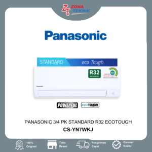 Harga AC Baru Panasonic CS-YN7WKJ 3/4 PK Standard R32 EcoTough