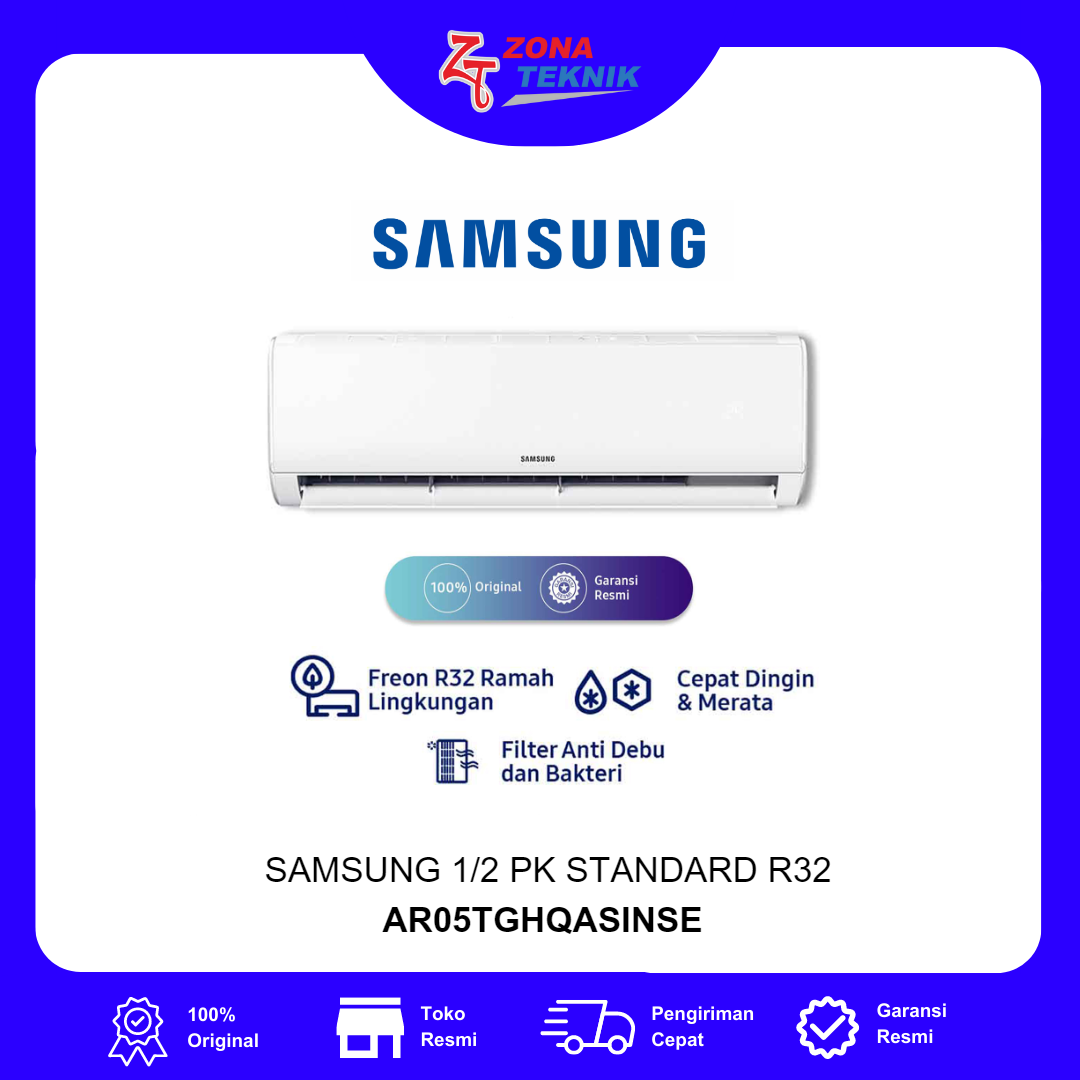 Harga AC Split Baru Samsung AR05BGHQASINSE 1/2 PK Standard R32