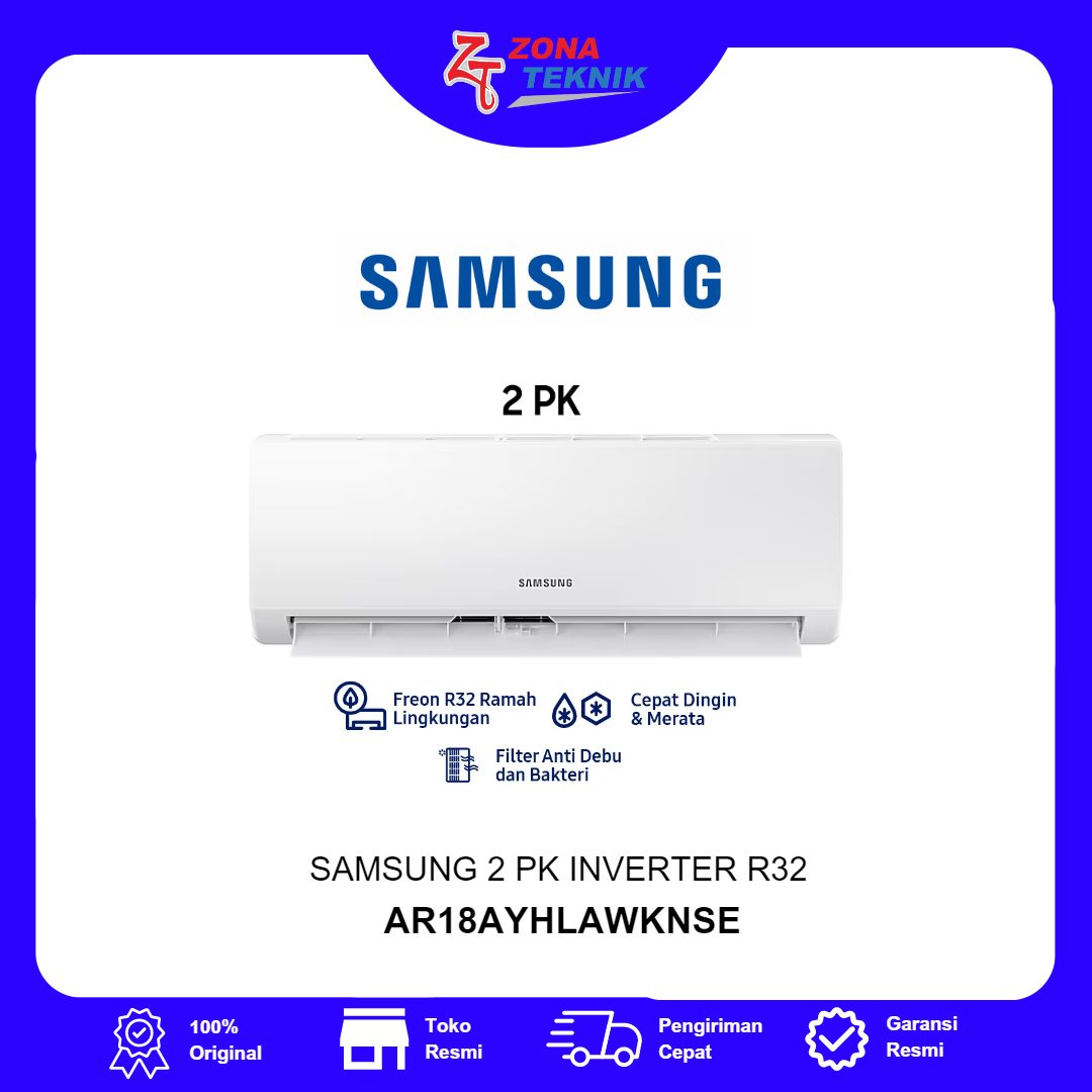 Harga AC Split Baru Samsung AR18AYHLAWKNSE 2 PK INVERTER R32
