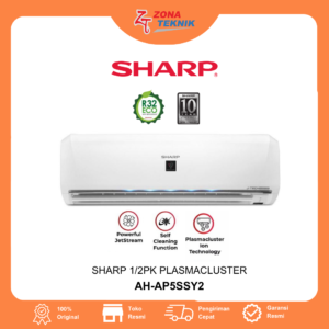 Harga AC Baru Sharp AH-AP5SSY2 1/2PK PLASMACLUSTER