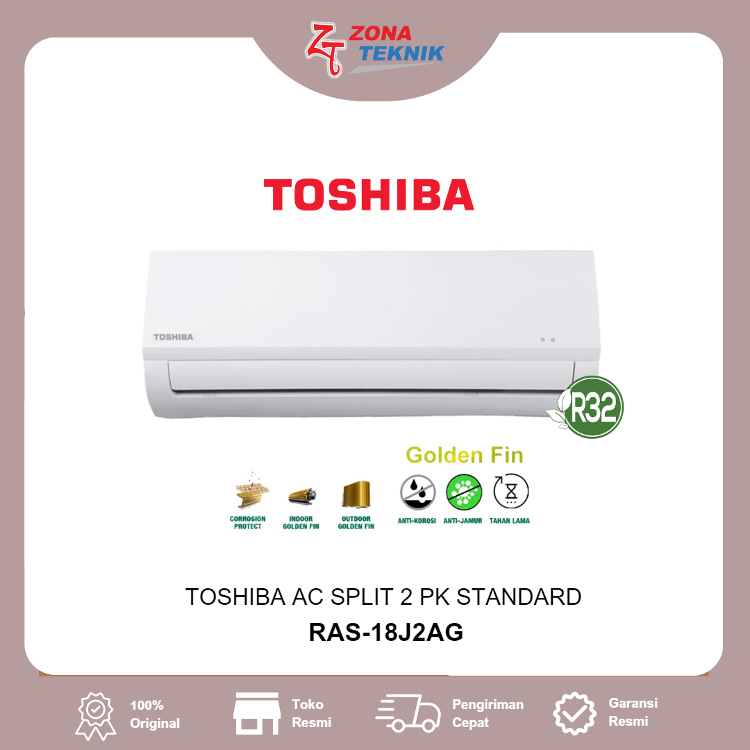 Harga AC Baru Toshiba RAS-18J2AG-AC Split 2 PK Standard